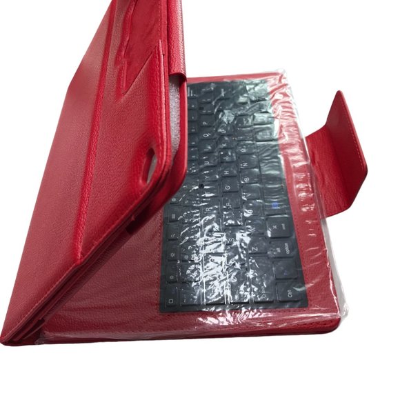 iPad Pro 12.9" Case w/ Magnetic Keyboard. Red. PU Leather (Polyurethane) NEW - Picture 6 of 14